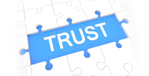 What is the advanced level of TRUST in Relationships?